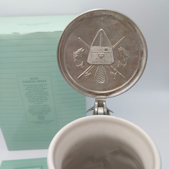 1990 Avon ~ Fishing Stein #195894 ~ with Box‎ - Picture 5 of 6